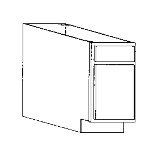 Vanity Single Door Sink Base Cabinet 24 W X 34-1/2 H X 21 D - Sierra Acorn by Legend