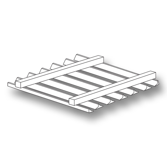 Stem Glass Holder 30 W - Dover Series by JSI (Pre-assembled)