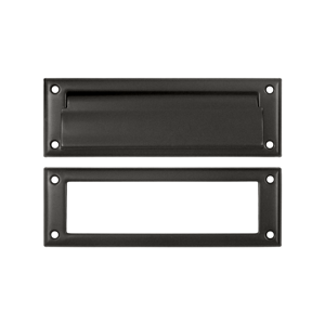 Mail Slot 8 7/8" with Interior Frame, Oil Rubbed Bronze
