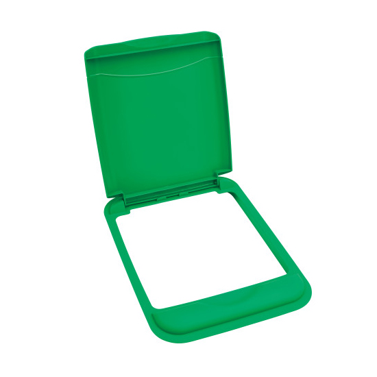 50 Qt. Waste Container Lid Green Polymer