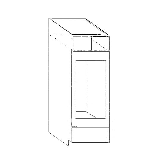 Double Oven Cabinet 33 W X 93 H X 24 D - Niagara Acorn Series by Legend