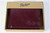 Florsheim burgundy w/tan pass case wallet