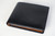 Florsheim black w tan pas case wallet inner flap