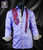 Lavender over Multicolor Paisley (Jade, Wine Red, Black & Lavender)