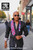 Black over Multicolor Geometrics (Magenta, Sky Blue & Violet over Lilac