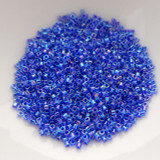 11/o Delica Beads Lined Blue Violet AB 5g Miyuki Cylinder DB063 DB0063