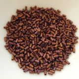 TOHO Bugle 20 grams - No.1 (3mm) Matte Mocha Mauve - Glass Seed Beads