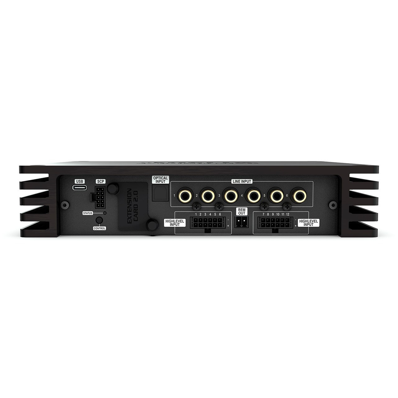 HELIX V EIGHT DSP ULTIMATE — input side with Extension Card 2.0 slot