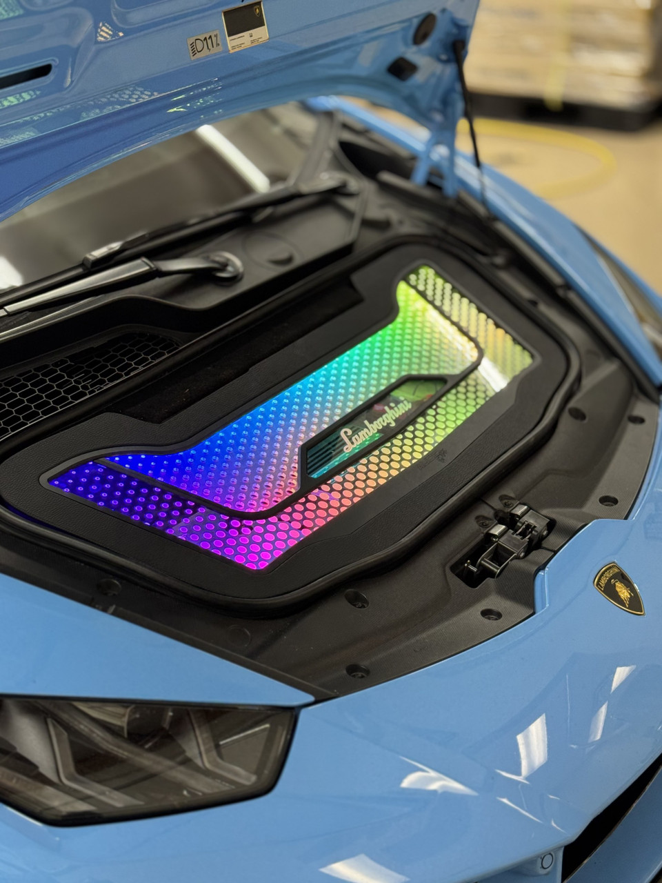 2017 Lamborghini Huracan custom audio build at Audio Edge