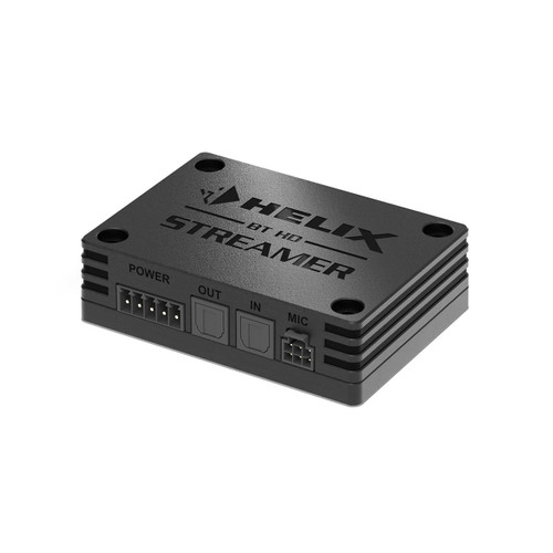 HELIX BT HD STREAMER — Bluetooth HD audio streamer, perspective view