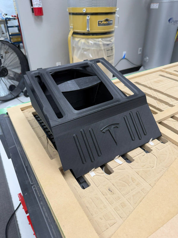 Custom audio components installed in the Tesla Roadster