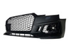 For 17-19 Audi B9 A4, RS4 Style Front Bumper with Black Front Grille w/o PDC