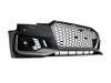For 17-19 Audi B9 A4, RS4 Style Front Bumper with Black Front Grille w/o PDC