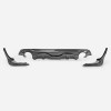 Carbon Fiber EPA V1 Type rear diffuser 3 Pcs for Infiniti Q60 CV37 17 onwards