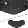 Dry carbon fiber engine hatch vents lower window trim + camera cover  for corvette C8 2020-ON