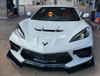 ZR1 Style  Carbon Fiber Hood For C8 Corvette Z06  2020-2024