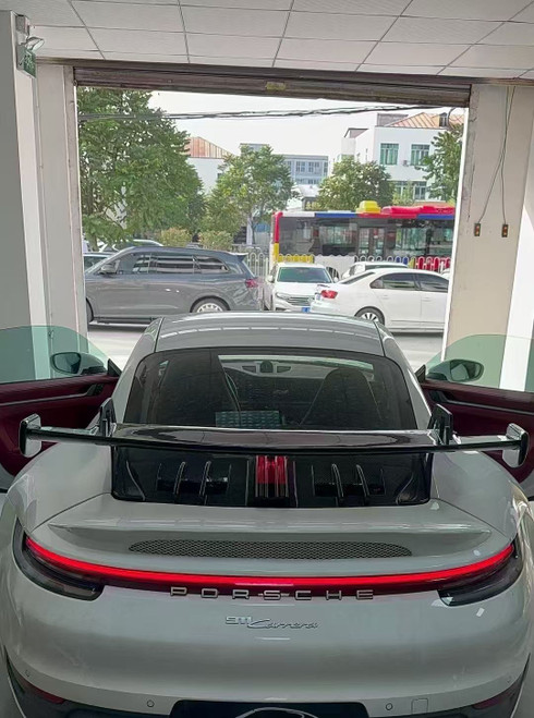 Carbon fiber spoiler wing for Porsche 911 GTS 2020-2024 