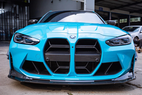 V Style Front Lip for BMW M3/C/CS G80 G81 & M4/C/CS G82 G83 Carbon Fiber