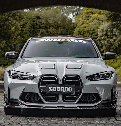 SOOQOO USA Front Lip for BMW M3 G80 G81 & M4 G82 G83 Pre-preg Carbon Fiber SOOQOO USA Front Lip for BMW M3 G80 G81 & M4 G82 G83 Pre-preg Carbon Fiber