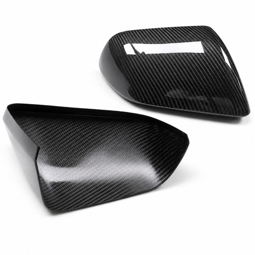 Carbon Fiber Mirror Cover Caps for Mustang 2024+