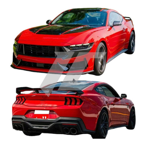 Carbon Fiber Side Skirts for Ford Mustang Dark House 2024+