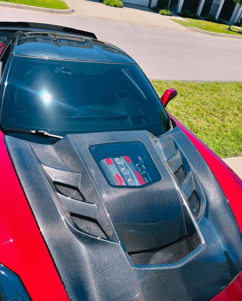 Carbon Fiber Glass Hood for C7  2014-2019 C7 Corvette Stingray & Z06