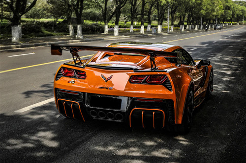 2013-2019 Corvette C7 Z06 Grandsport AR Style Carbon Fiber Trunk Spoiler 2013-2019 Corvette C7 Z06 Grandsport AR Style Carbon Fiber Trunk Spoiler