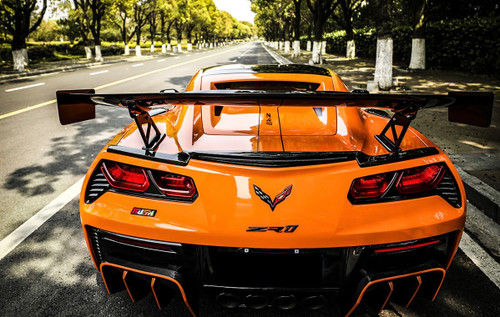 2013-2019 Corvette C7 Z06 Grandsport AR Style Carbon Fiber Trunk Spoiler 2013-2019 Corvette C7 Z06 Grandsport AR Style Carbon Fiber Trunk Spoiler