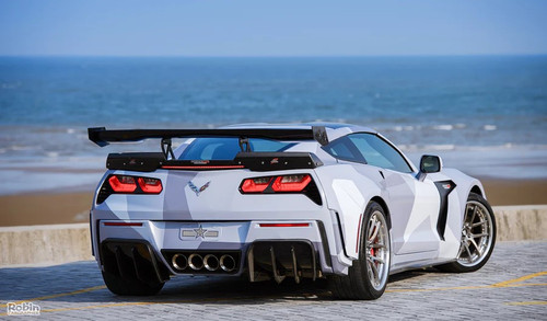2014-2019 Chevrolet Corvette C7 GM Factory Package Carbon Fiber Diffuser 2014-2019 Chevrolet Corvette C7 GM Factory Package Carbon Fiber Diffuser