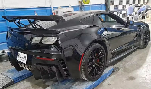2014-2019 Chevrolet Corvette C7 GM Factory Package Carbon Fiber Diffuser 2014-2019 Chevrolet Corvette C7 GM Factory Package Carbon Fiber Diffuser