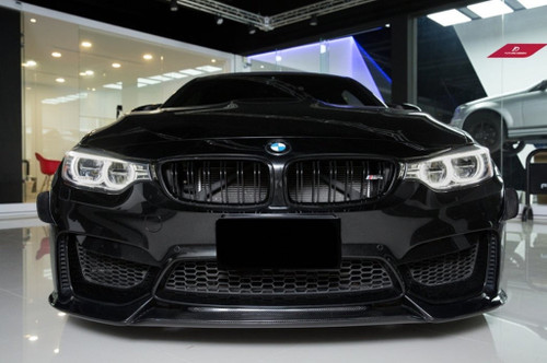 Carbon VRS Style Carbon Fiber Front Lip for BMW F80 F82 F83 M3 M4 Carbon VRS Style Carbon Fiber Front Lip for BMW F80 F82 F83 M3 M4