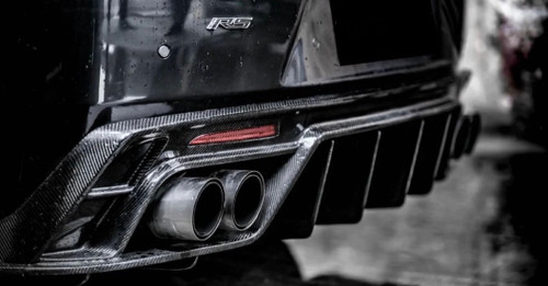 Carbon Fiber 2016-2021 Chevrolet Camaro Rear Diffuser Carbon Fiber 2016-2021 Chevrolet Camaro Rear Diffuser