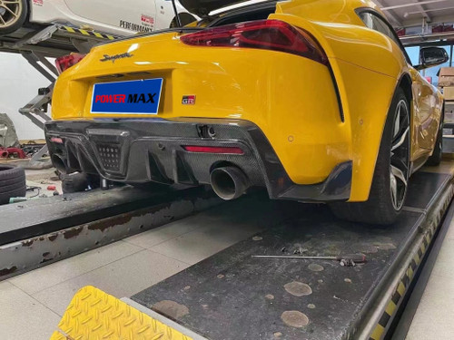 Carbon Fiber Rear Diffuser OEM Replacement For Toyota Supra A90 GR Carbon Fiber Rear Diffuser OEM Replacement For Toyota Supra A90 GR