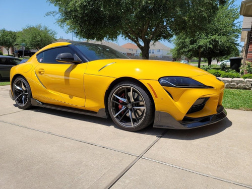  Carbon Fiber Front Lip Splitter AG Style For Toyota Supra A90 GR