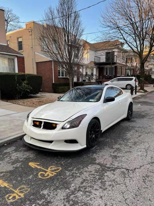 Front Bumper & Front Lip Splitter for Infiniti G37 2 Door Front Bumper & Front Lip Splitter for Infiniti G37 2 Door