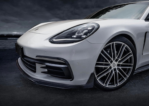 Carbon Fiber Front Lip for Porsche Panamera 971 / Turbo 2017-2020 Carbon Fiber Front Lip for Porsche Panamera 971 / Turbo 2017-2020