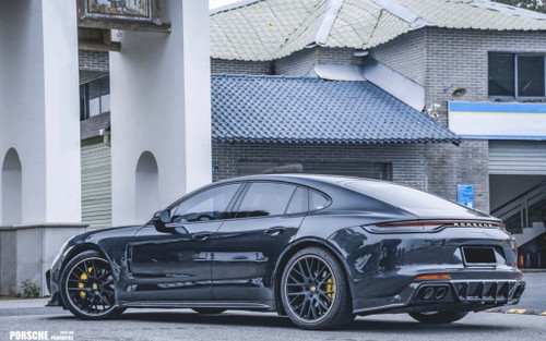 Carbon Fiber Rear Diffuser Ver.2 for Porsche Panamera 971 / Turbo / GTS 2017-ON Carbon Fiber Rear Diffuser Ver.2 for Porsche Panamera 971 / Turbo / GTS 2017-ON