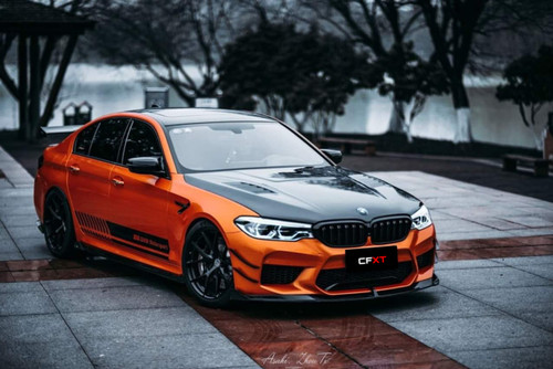 Carbon Dry Carbon Fiber Front Lip for BMW M5 F90 2017-ON Carbon Dry Carbon Fiber Front Lip for BMW M5 F90 2017-ON