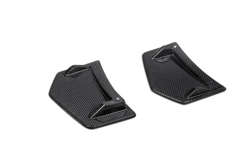 Carbon Fiber Rear Diffuser & Side Blades 3 Pcs for Audi TTRS 8S 2015-2019 Carbon Fiber Rear Diffuser & Side Blades 3 Pcs for Audi TTRS 8S 2015-2019