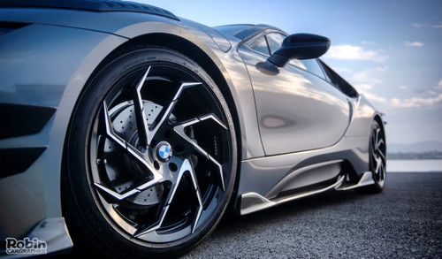 2014-2018 BMW i8 BZK Carbon Fiber Side Skirts