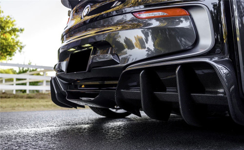 2014-2018 BMW i8 BZK Carbon Fiber Rear Diffuser