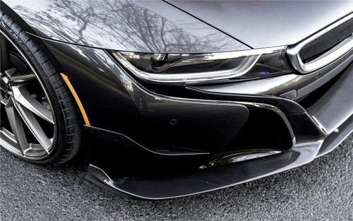 2014-2018 BMW i8 BZK Carbon Fiber Front Lip Splitter 2014-2018 BMW i8 BZK Carbon Fiber Front Lip Splitter