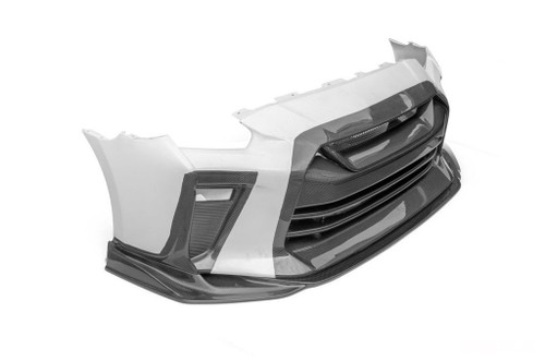 TS Style Front Bumper & Front Lip for Nissan GTR GT-R R35 2008-2022 TS Style Front Bumper & Front Lip for Nissan GTR GT-R R35 2008-2022
