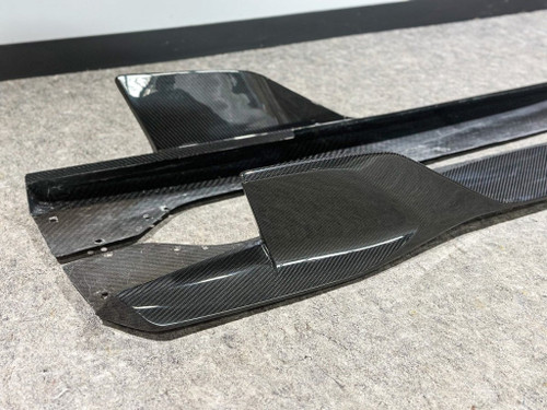 Carbon Fiber Side Skirts AD Style for Corvette C8 2020-ON Carbon Fiber Side Skirts AD Style for Corvette C8 2020-ON