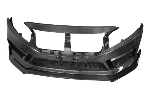 Carbon Fiber Front Bumper & Front Lip for Tuning Honda Honda 10th Gen Civic Carbon Fiber Front Bumper & Front Lip for Tuning Honda Honda 10th Gen Civic