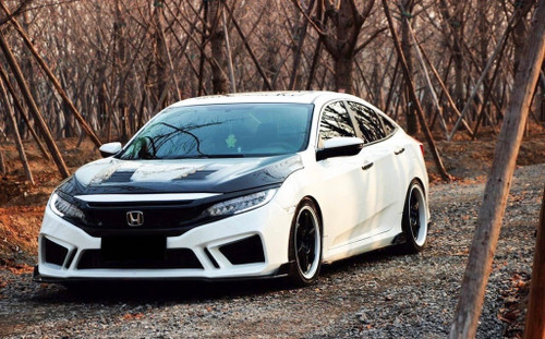 Carbon Fiber Side Skirts for Honda 10th Gen Civic Carbon Fiber Side Skirts for Honda 10th Gen Civic