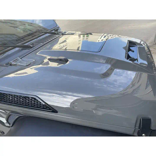 FRP Jeep Wrangler transparent glass  Hood for JK JL JKU JLU 2007-2020