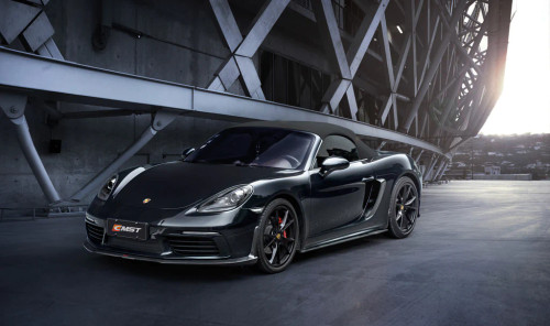Carbon Fiber Side Skirts Ver.1 for Porsche Cayman/Boxster 718 2016-ON Carbon Fiber Side Skirts Ver.1 for Porsche Cayman/Boxster 718 2016-ON