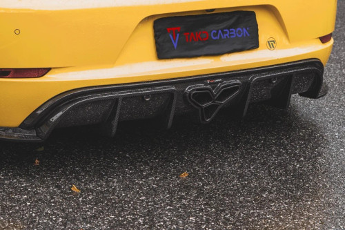 Carbon Dry Carbon Fiber Rear Diffuser & Canards for Porsche 718 Boxster / Cayman Carbon Dry Carbon Fiber Rear Diffuser & Canards for Porsche 718 Boxster / Cayman