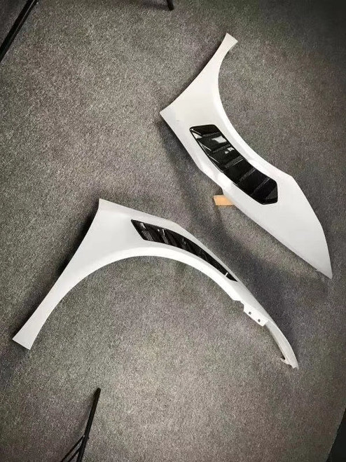 V Style Carbon Fiber Vented Fenders For Lamborghini Huracan LP580 LP610